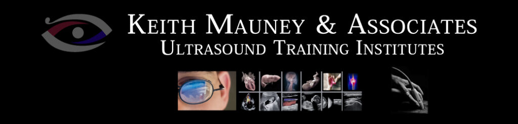 Keith Mauney & Associates Ultrasound Training Institutes: Live hands-on mircro-classes for professionals new to the technology, emergency/critical care, cardiology, radiology and vascular disgnosis.