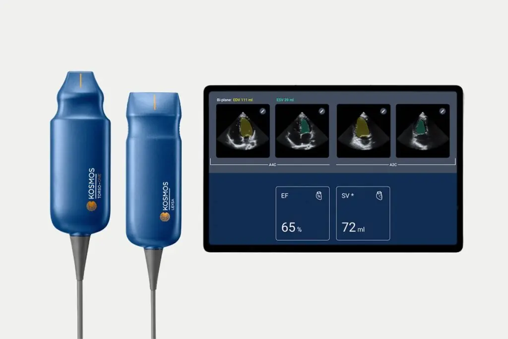 Kosmos Torso-One and Lexsa used on Apple iOS for Ejection Fraction